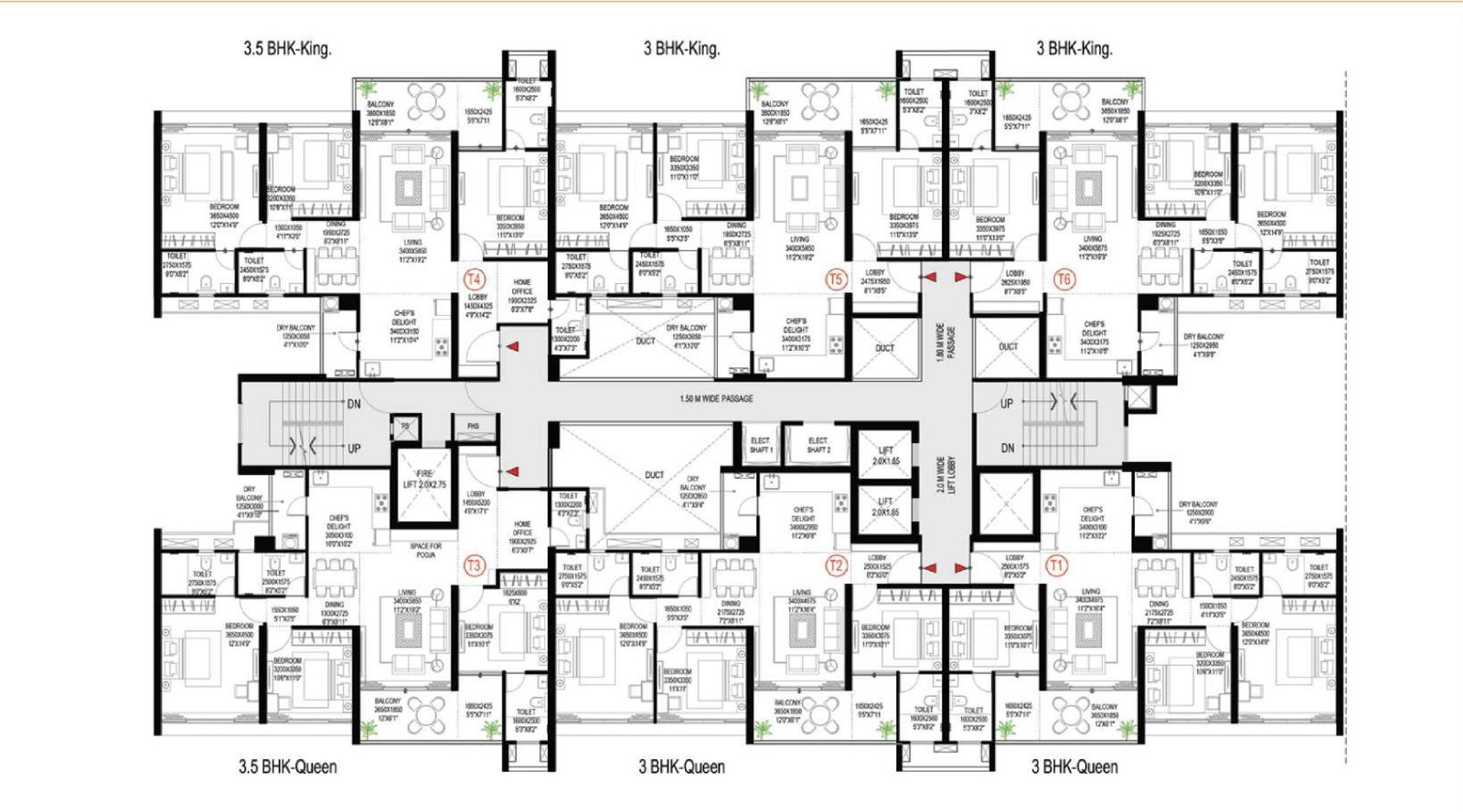 Ganga-Imperia-Floor-Plan-3.5 BHK